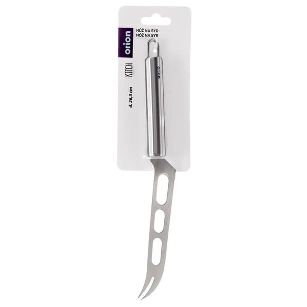 Ostekniv - Rustfrit Stål - 26,5 cm - 14 cm Bladlængde - Sølv