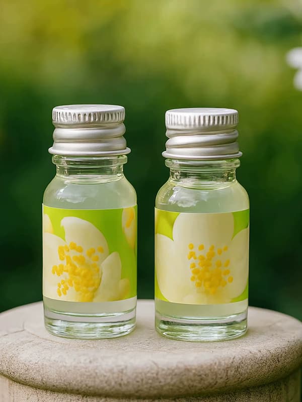 Jasminolie - Duftolie til stearinlys - Aromaterapi - 2 x 10 ml - Gaveidé