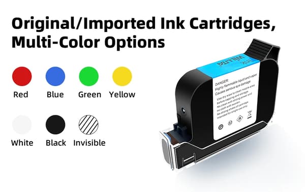 Online termisk inkjet-printer - Z-100 TIJ koder - 12,7 mm printhøjde - Dato- og logotryk - Udløbs- og batchkoder - 4 kg - Z-100