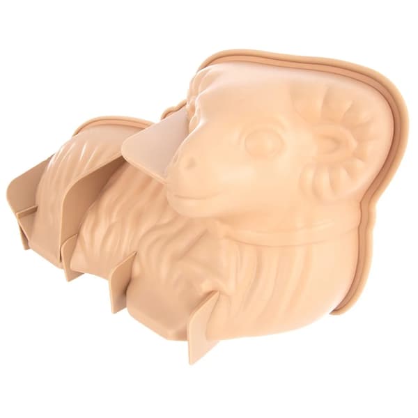 Bageform Lam - Silikone - 31 x 17 x 9 cm - Beige