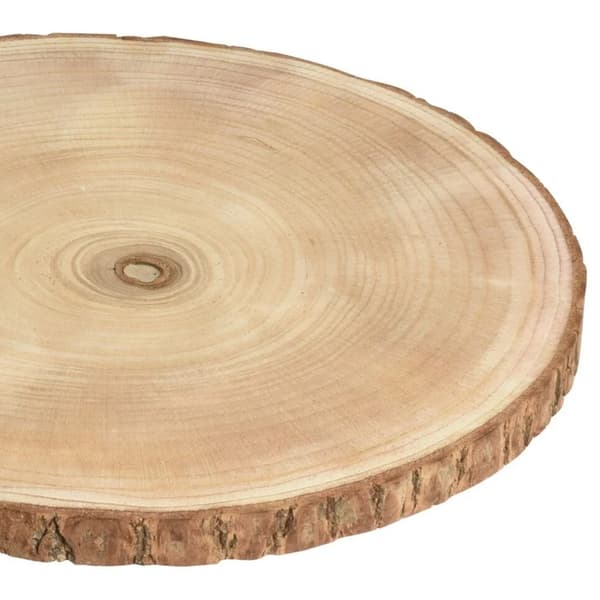 Træplade til lapning - Størrelse L - 32–37 cm - Beige