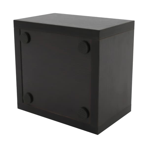 Espresso-knockbox - Beholder til kaffepucke - Rustfrit stål - 1500 ml - Sort