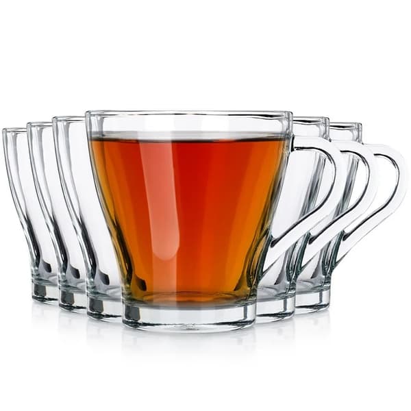Kaffe- og teglas - 280 ml - 6 stk. - Glas