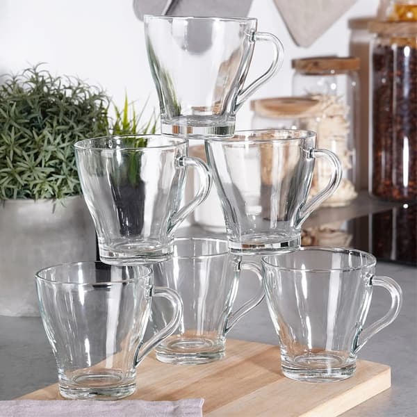 Kaffe- og teglas - 280 ml - 6 stk. - Glas