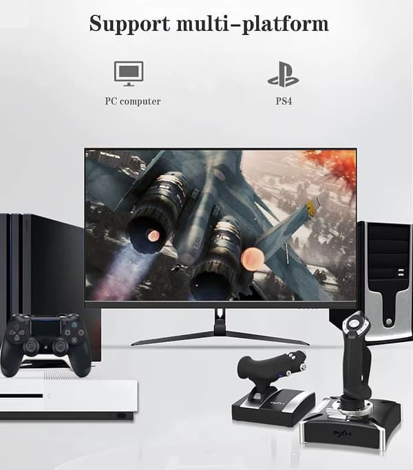 Flyjoystick - 2119 Pro - PC - USB - Vibration - Flysimulator - Windows 10