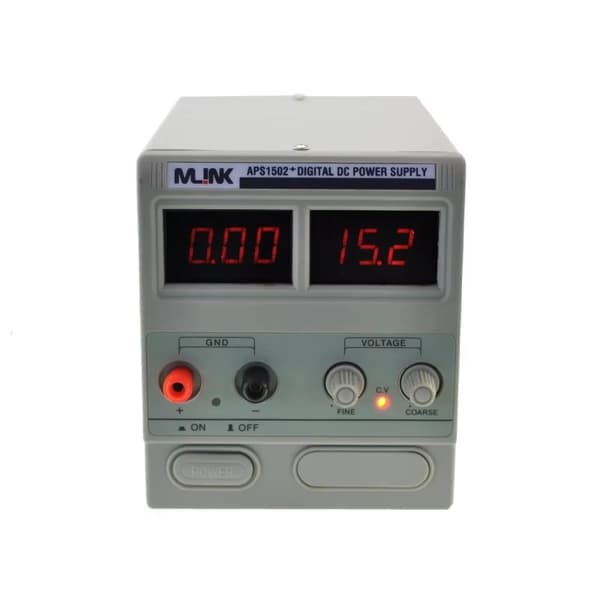 Digital vedligeholdelsesstrømforsyning - Model APS1502+ - 15 V - 2 A
