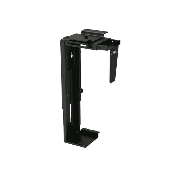 Lodret computerholder - MC-713B - Montering under skrivebord - Sort