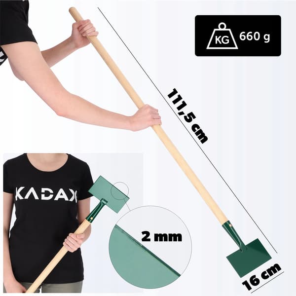 Isskovl - Rustfrit stål - 16 cm - Robust - Grøn