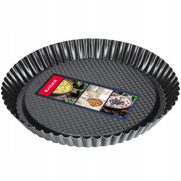 Bageform Kageform - Rund - Diameter 28 cm - Metal - Sølv