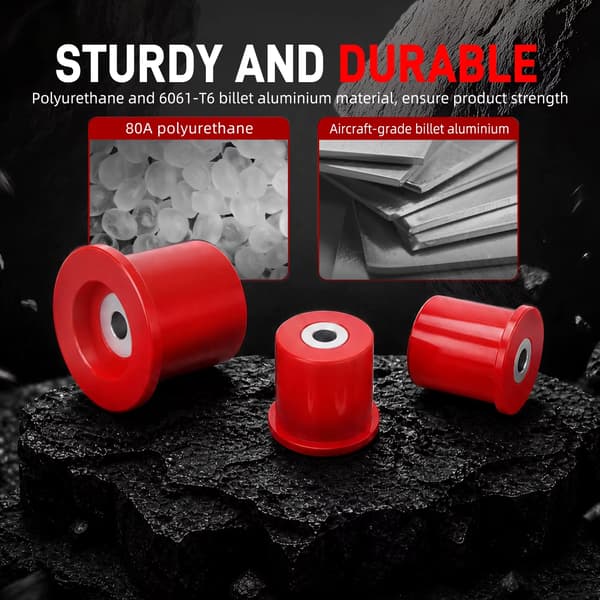 Bageste differentialbøsningkit - Differentialophæng - E90 E91 E92 E93 E81 E82 E87 E88 - Polyurethan - Billet-aluminium - 2005–2013