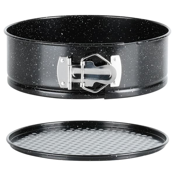 Bageform - Springform - Granitbelægning - Metal - 20 cm - Sort