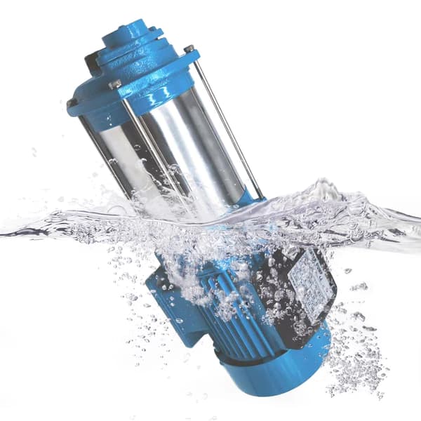 Vattenpump - Trädgårdspump - Elektrisk 220V - EU-kontakt - CE-certifierad - Blå