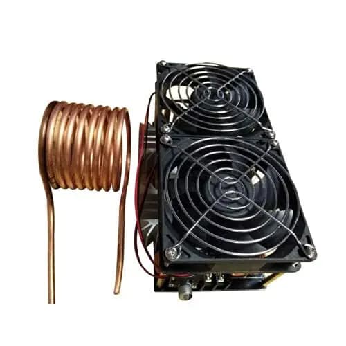 ZVS Induktionsvarmemodul - Driverboard - Strømforsyningsmodul - Driver Til Induktionsspole - PCB-Printplade - Sort