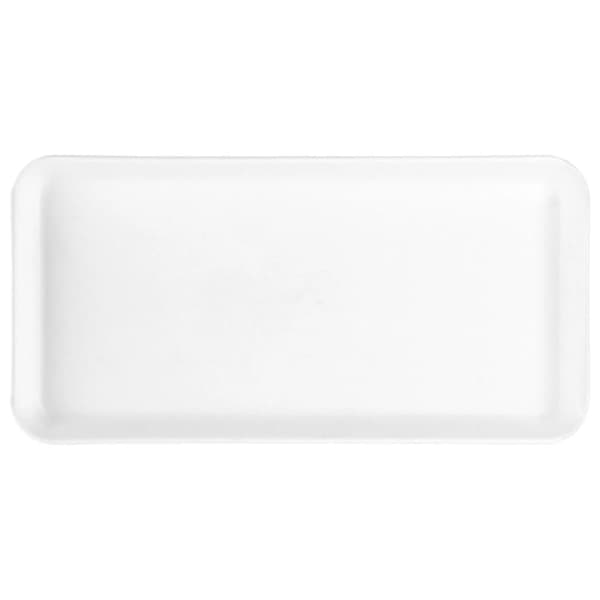 Serveringsbakke - Rektangulær - Plast - 29,5 x 15 cm - Hvid