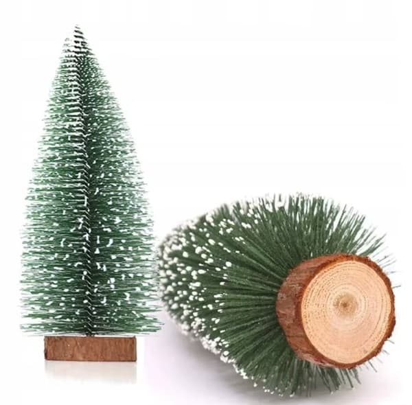 Snestrøet festdekoration - Julepynt - 15 cm