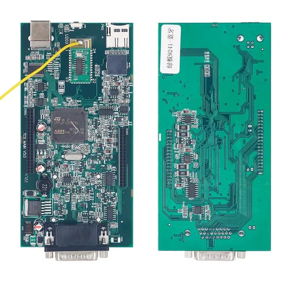 Multidiag PRO - OBD2 Diagnoseinterface - WW V3.0 - Bluetooth - Dobbelt printkort V3.0 - Ægte 9241A - Flere softwareversioner - Til biler og lastbiler