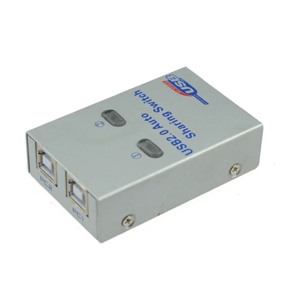 USB-switch - 2 porte - USB 2.0 - Del én USB-enhed mellem 2 computere