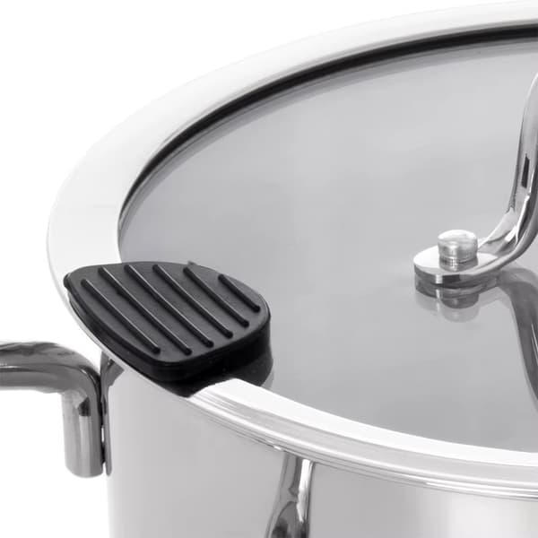 Gryde VENICE - Med Låg - Rustfrit Stål - 3,5 L - Diameter 18 cm - Sølv