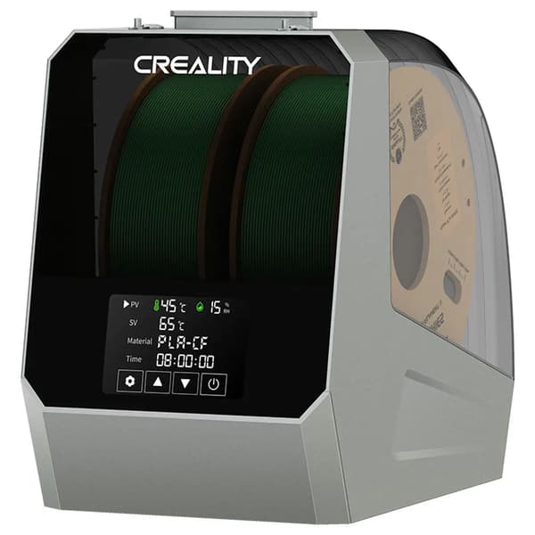 Filamenttørreboks til 3D-printer - Space Pi Plus - Til 2 spoler - PTC-opvarmning - 360° varmluft - 48 t timer - LCD-touchskærm