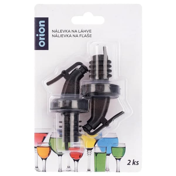 Flaskedispenser, 2 stk. - Plast - Sort