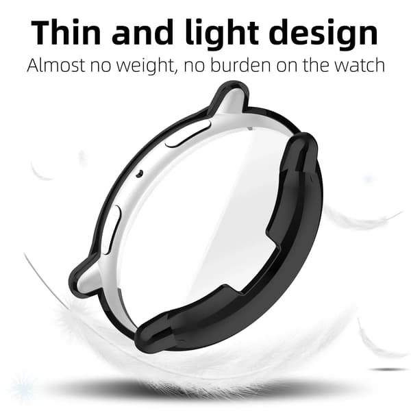Smartwatch-rem - Active 2 - Rustfrit stål - Metalspænde - Sort-guld