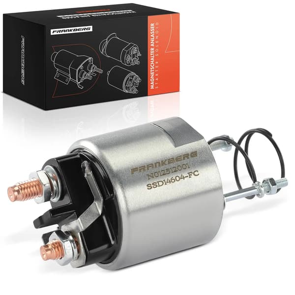 Startmotorrelä - Magnetströmbrytare - Reservdel för bilstartmotor - Utbytesdel - Enkel montering