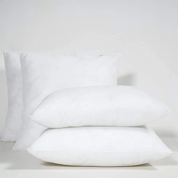 Pudekerner - 8-pak - Til sofa- og sædehynder - 45 x 45 cm - Polyesterfiber - Åndbare - Vaskbare - Broderede