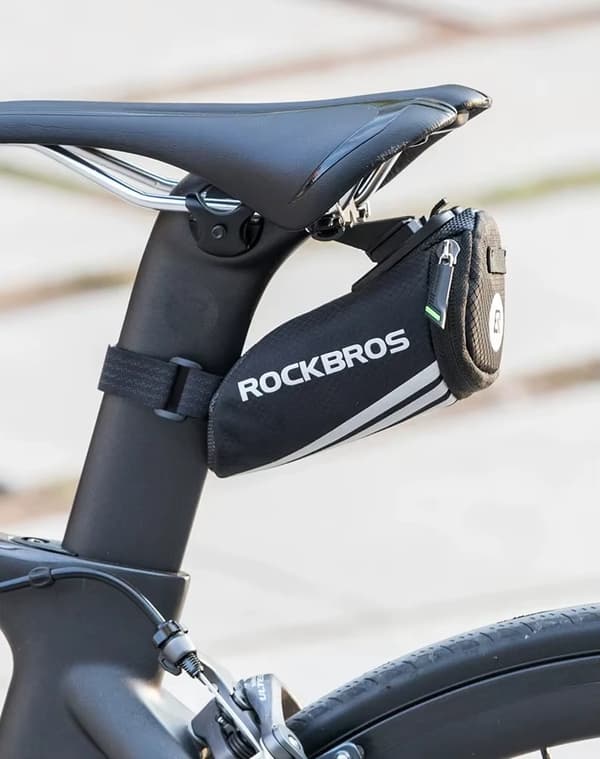 Cykelväska - AS-134 Ramväska för Överrör/Underrör - Spännefäste - Regntålig - Polyester - C28BK