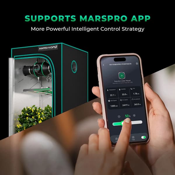 Smart controller - MH-iConnectu-TEMP - Temperaturovervågning - Appstyring - Til vækstbelysning