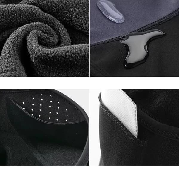 Vintermask för cykling - Balaklava - 2-pack - Fleecefoder - Vindtät - Värmande - Polyester - LF7345BK