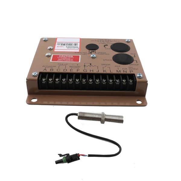 Dieselgenerator hastighedsregulator sæt - ADC120 aktuator + ESD5500E styreenhed - Magnetisk pickupsensor - Komplet kit - Blå