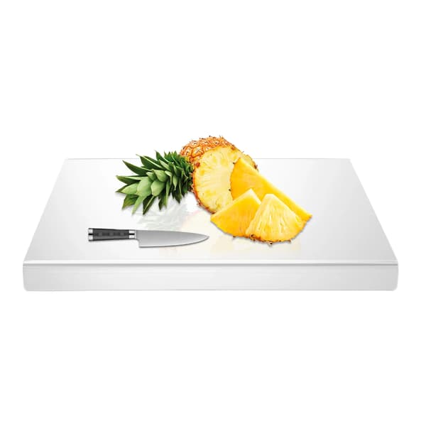 Skärbräda - Akryl - 2-pack - 45,7 x 40,6 cm Rektangulär - Giftfri & Luktfri - Vit