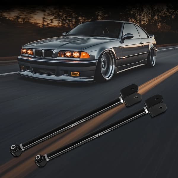 Bakre camber- och tåarmar - Justerbara bärarmar bak - Stål - För BMW E36 E46 E83 E85 E86 E89