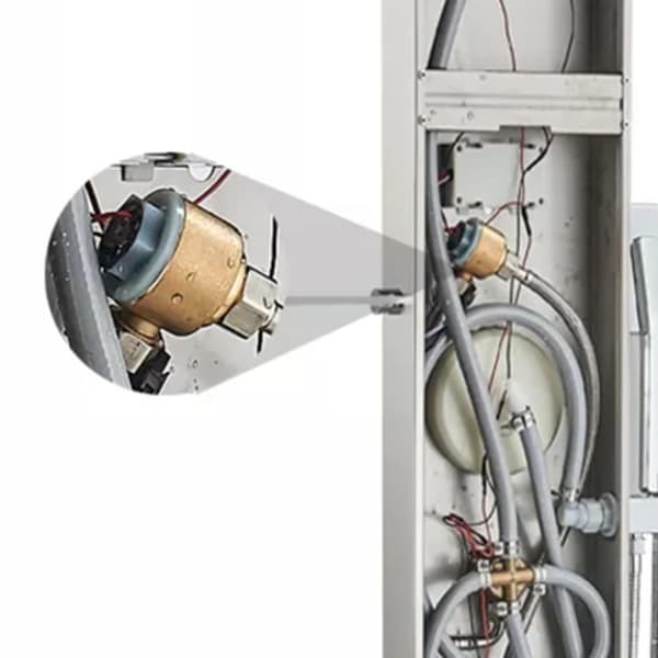 Brusepanel reservedel - Brusemotor - LED-lys - Til brusekolonne - Zinklegering - Messing overflade