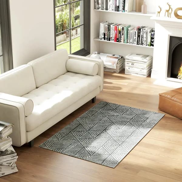 Matta vardagsrum - Modern PVC-golvmatta - Tvättbar - Lättskött - Bredd 1,2 m