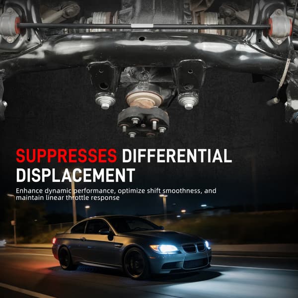 Differentialbøsning-sæt - Indsatser til bageste differentiale - E90/E92/E91/E93/E81/E82/E87/E88 - 2005–2013 - 6061-billetaluminium - Lav NVH