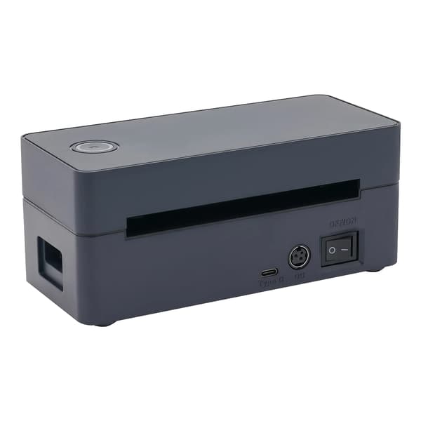 Etiketprinter - Termisk Printer - Bluetooth & USB - 101,6×152,4 mm - 10 sider/min - Bordmodel - EU-stik - Sort