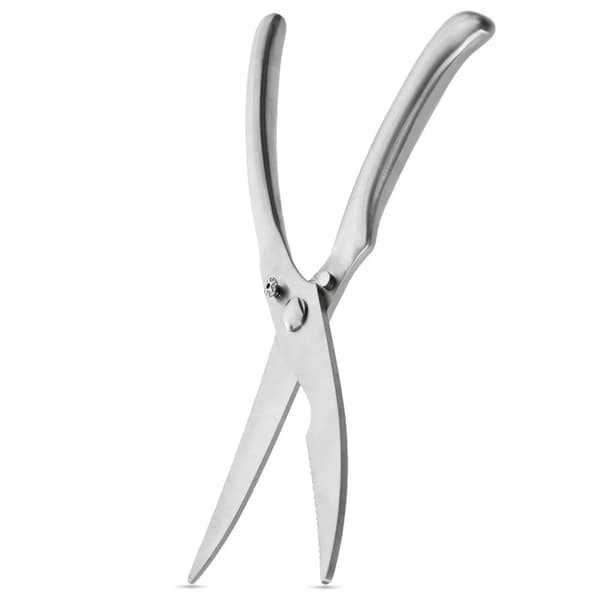 Fjerkræsaks - Stålsaks - 25 cm - Sølv