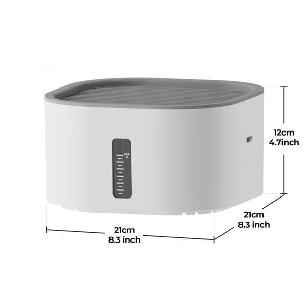 Luftrenser & luftfugter 2‑i‑1 - Model AP-T2 - Multifunktions alt‑i‑én - Søvntilstand - Til rum op til 50 m² - EU-stik 220V