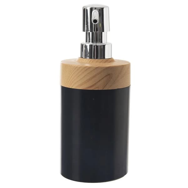 Sæbedispenser - Dispenser til Flydende Sæbe - 380 ml - Plast - Sort