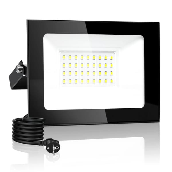 LED-strålkastare - 30 W - 2-pack - 3000 K - IP66 - 220–240 V - Utomhus