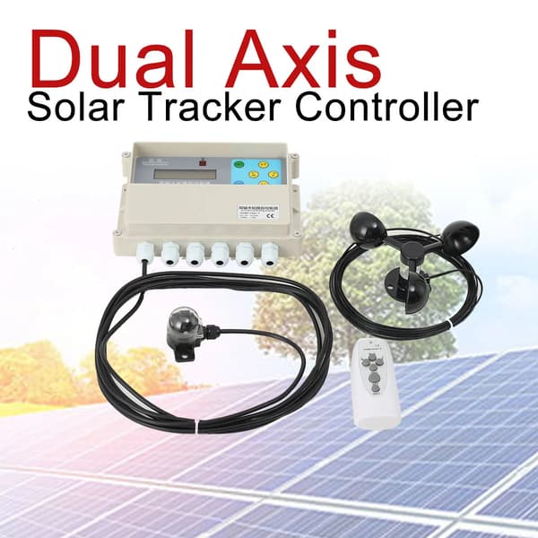 Solföljare - Dual axis solar tracker kontroller - Automatisk solspårning - Styrsystem för solpaneler