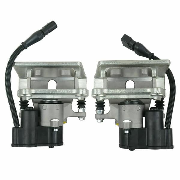 Bromsok Set - Bakre bromsok med motor - Par vänster höger - Passar A8 4E D3 3.0 - OE 4E0615403B 4E0615404B