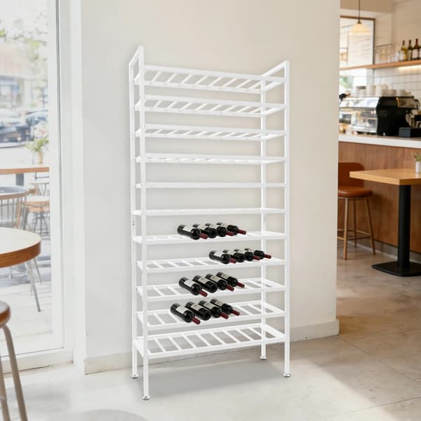 Vinstativ - Metalstativ til Vinflasker - Vinteropbevaring - Displaystativ til Vin