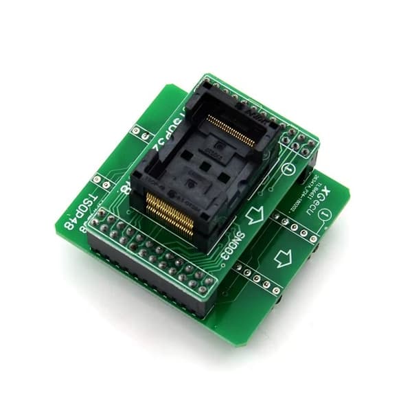 TSOP48 NAND08-adapter - Programmeringssocket - Printkort