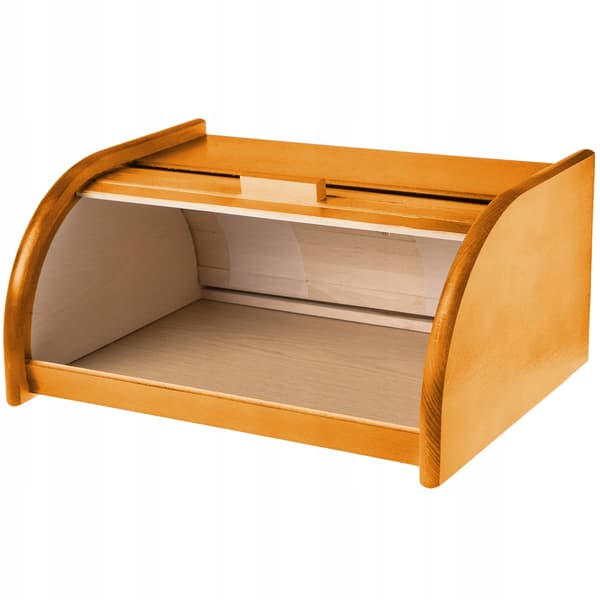 Brødboks - Brødbeholder - Plast - Brun