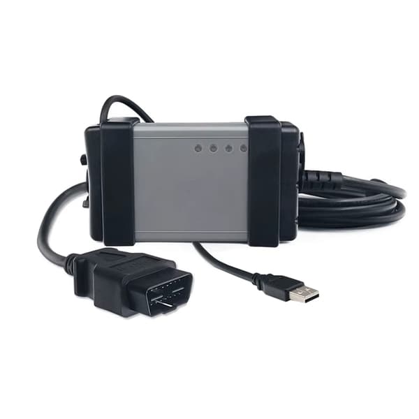 OBD2-bilscanner - 2014D J2534 - Professionelt Diagnoseværktøj - Software 2015A/2014D - CAN-protokoller - Køretøjer 2006–2014 - USB-forbindelse - Grønt Printkort