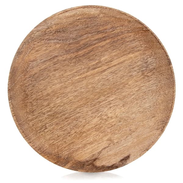 Mango - Serveringsfad i træ - 25 cm - Brun