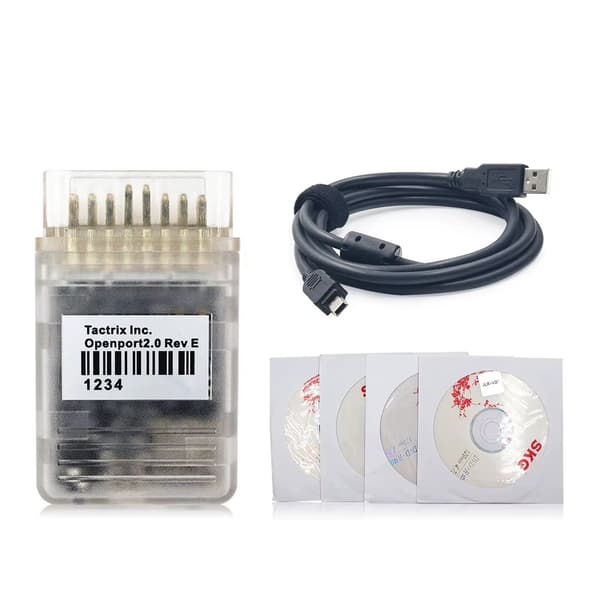 Openport 2.0 - OBD2-diagnosverktyg - ECU-omflashning - J2534 - Windows XP/7 - Openport 4cd