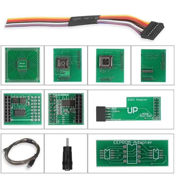 XPROG M - ECU-programmerare - Programvara V6.26 - Komplett adapterset - För Windows XP/7 64-bit - CE-märkt